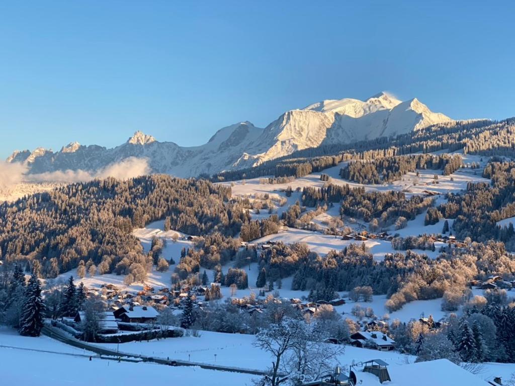 Appartement Ferme Vauvray à Megève Extérieur photo