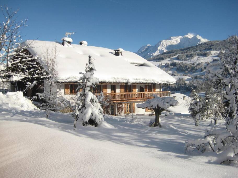 Appartement Ferme Vauvray à Megève Extérieur photo